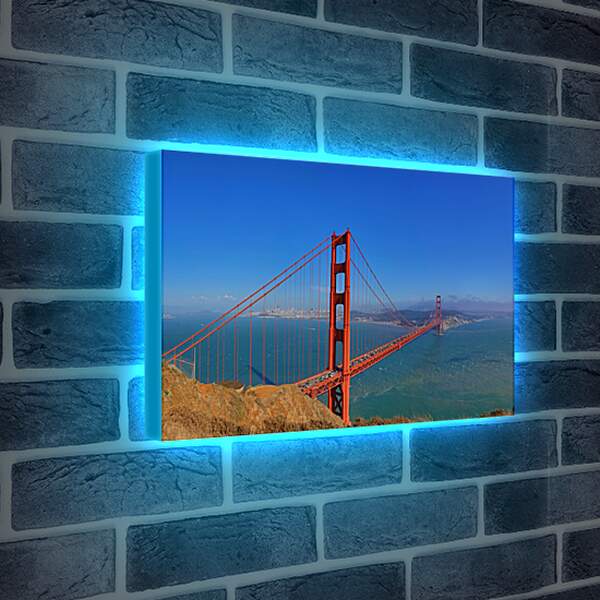 Лайтбокс световая панель - Мост в Сан-Франциско