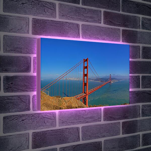 Лайтбокс световая панель - Мост в Сан-Франциско