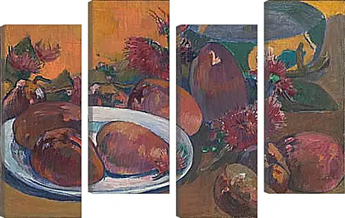Модульная картина - Still Life with Mangoes. Поль Гоген