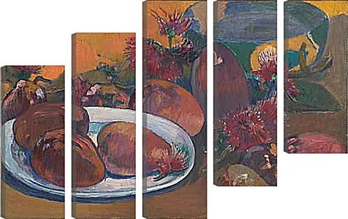 Модульная картина - Still Life with Mangoes. Поль Гоген