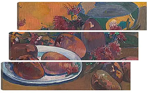 Модульная картина - Still Life with Mangoes. Поль Гоген