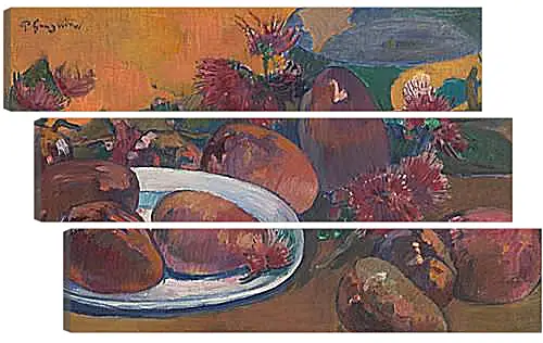 Модульная картина - Still Life with Mangoes. Поль Гоген