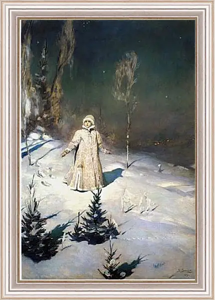 Картина в раме - Снегурочка. Виктор Васнецов Картина в раме - Снегурочка. Виктор Васнецов