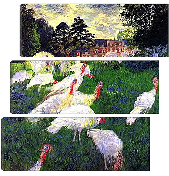 Модульная картина - The Turkeys. Клод Моне Модульная картина - The Turkeys. Клод Моне