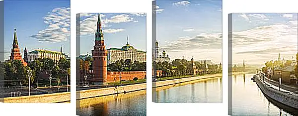 Модульная картина - Вид на Кремль Модульная картина - Вид на Кремль