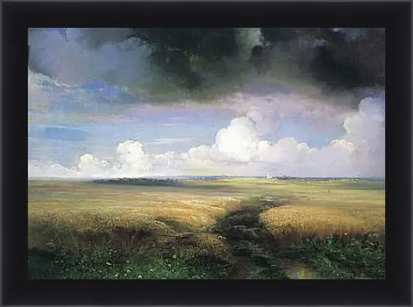 Картина в раме - Рожь. Саврасов Алексей Картина в раме - Рожь. Саврасов Алексей