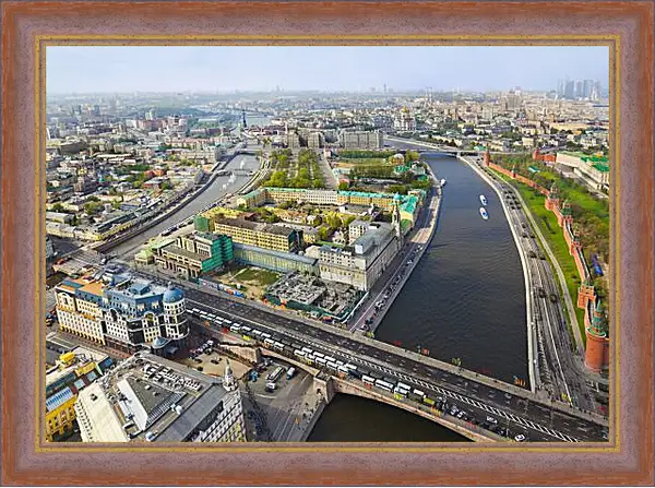 Картина в раме - Москва река Картина в раме - Москва река