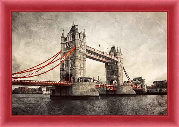Картина в раме - london england tower bridge Картина в раме - london england tower bridge