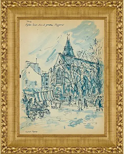 Картина в раме - Paris. Коровин Константин Картина в раме - Paris. Коровин Константин