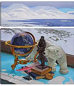 Модульная картина - Арктический натюрморт Модульная картина - Арктический натюрморт