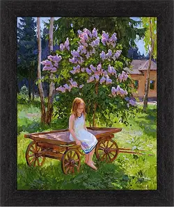 Картина в раме - Весна Картина в раме - Весна