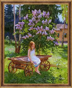 Картина в раме - Весна Картина в раме - Весна