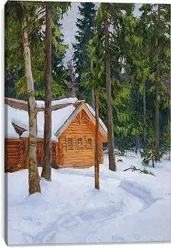 Постер на подрамнике - Избушка Постер на подрамнике - Избушка