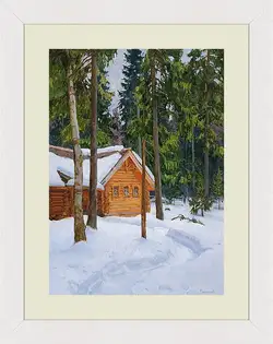 Картина в раме - Избушка Картина в раме - Избушка