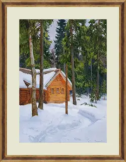 Картина в раме - Избушка Картина в раме - Избушка