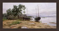 Картина в раме - Озеро Картина в раме - Озеро