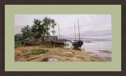 Картина в раме - Озеро Картина в раме - Озеро
