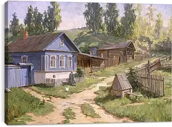 Постер на подрамнике - Плёс Постер на подрамнике - Плёс