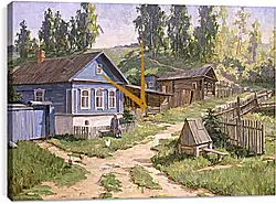 Часы картина - Плёс Часы картина - Плёс