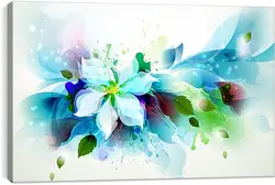 Постер на подрамнике - Арт цветы Постер на подрамнике - Арт цветы