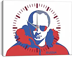 Часы картина - Владимир Владимирович Путин Часы картина - Владимир Владимирович Путин