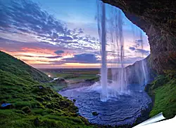 Плакат на стену - Водопад Плакат на стену - Водопад