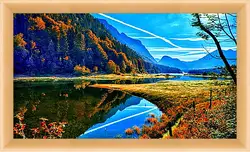 Картина в раме - Осень Картина в раме - Осень