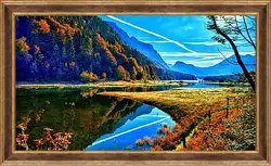 Картина в раме - Осень Картина в раме - Осень