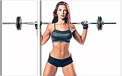 Модульная картина - В спорт зале Модульная картина - В спорт зале