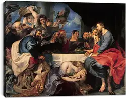 Постер на подрамнике - Feast in the House of Simon the Pharisee Постер на подрамнике - Feast in the House of Simon the Pharisee