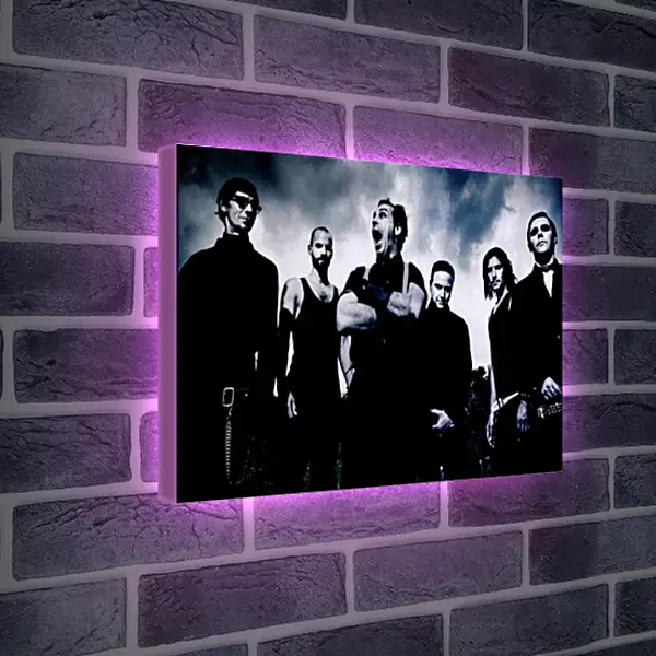 Лайтбокс световая панель - Rammstein (Рамштайн) Лайтбокс световая панель - Rammstein (Рамштайн)