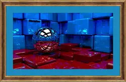 Картина в раме - Шар 3D Картина в раме - Шар 3D