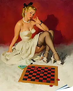 Плакат на стену - Игра в шашки Плакат на стену - Игра в шашки