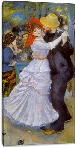 Постер на подрамнике - Dance At Bougival Постер на подрамнике - Dance At Bougival
