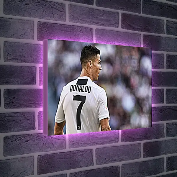 Лайтбокс световая панель - Семёрка Ronaldo Лайтбокс световая панель - Семёрка Ronaldo