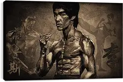 Постер на подрамнике - Брюс Ли (Bruce Lee) Постер на подрамнике - Брюс Ли (Bruce Lee)