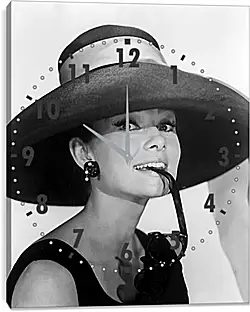 Часы картина - Audrey Hepburn - Одри Хепберн Часы картина - Audrey Hepburn - Одри Хепберн