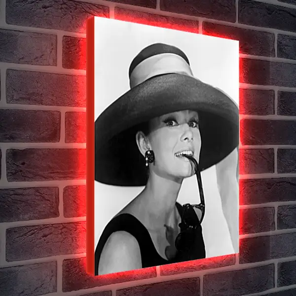 Лайтбокс световая панель - Audrey Hepburn - Одри Хепберн Лайтбокс световая панель - Audrey Hepburn - Одри Хепберн