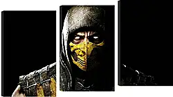 Модульная картина - mortal kombat x, scorpio, ninja Модульная картина - mortal kombat x, scorpio, ninja