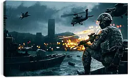 Постер на подрамнике - battlefield 4, game, ea digital illusions ce Постер на подрамнике - battlefield 4, game, ea digital illusions ce