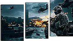 Модульная картина - battlefield 4, game, ea digital illusions ce Модульная картина - battlefield 4, game, ea digital illusions ce
