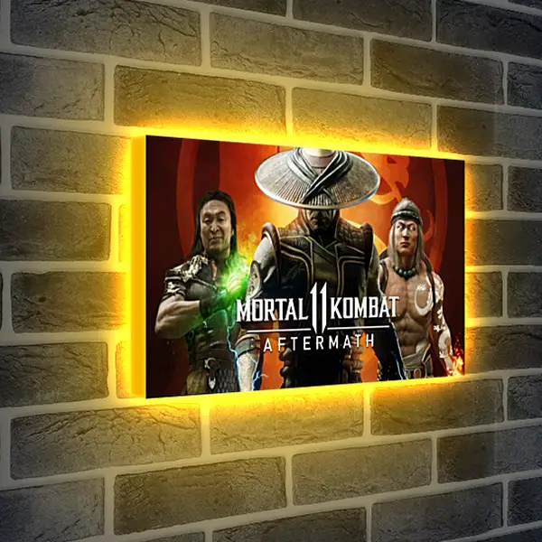 Лайтбокс световая панель - mortal kombat x, scorpio, ninja Лайтбокс световая панель - mortal kombat x, scorpio, ninja