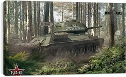 Постер на подрамнике - world of tanks, tank, timber Постер на подрамнике - world of tanks, tank, timber