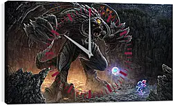 Часы картина - puck, roshan, dota 2 Часы картина - puck, roshan, dota 2