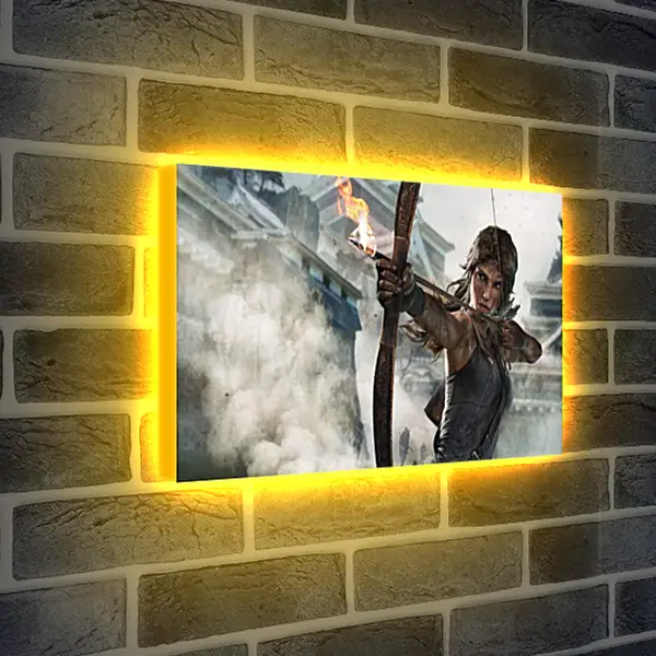 Лайтбокс световая панель - tomb raider definitive edition, crystal dynamics, lara croft Лайтбокс световая панель - tomb raider definitive edition, crystal dynamics, lara croft