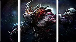 Модульная картина - ursa, dota 2, cryogenic embrace set Модульная картина - ursa, dota 2, cryogenic embrace set