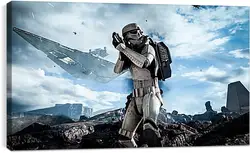 Постер на подрамнике - star wars, battlefront, electronic arts Постер на подрамнике - star wars, battlefront, electronic arts