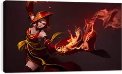 Постер на подрамнике - lina, slayer, dota 2 Постер на подрамнике - lina, slayer, dota 2
