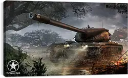 Постер на подрамнике - wargaming net, world of tanks, t57 heavy tank Постер на подрамнике - wargaming net, world of tanks, t57 heavy tank