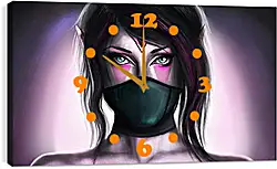 Часы картина - lanaya, dota 2, art Часы картина - lanaya, dota 2, art
